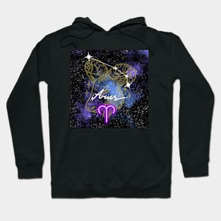 Aries Ram Zodiac Sign Astrology Hoodie